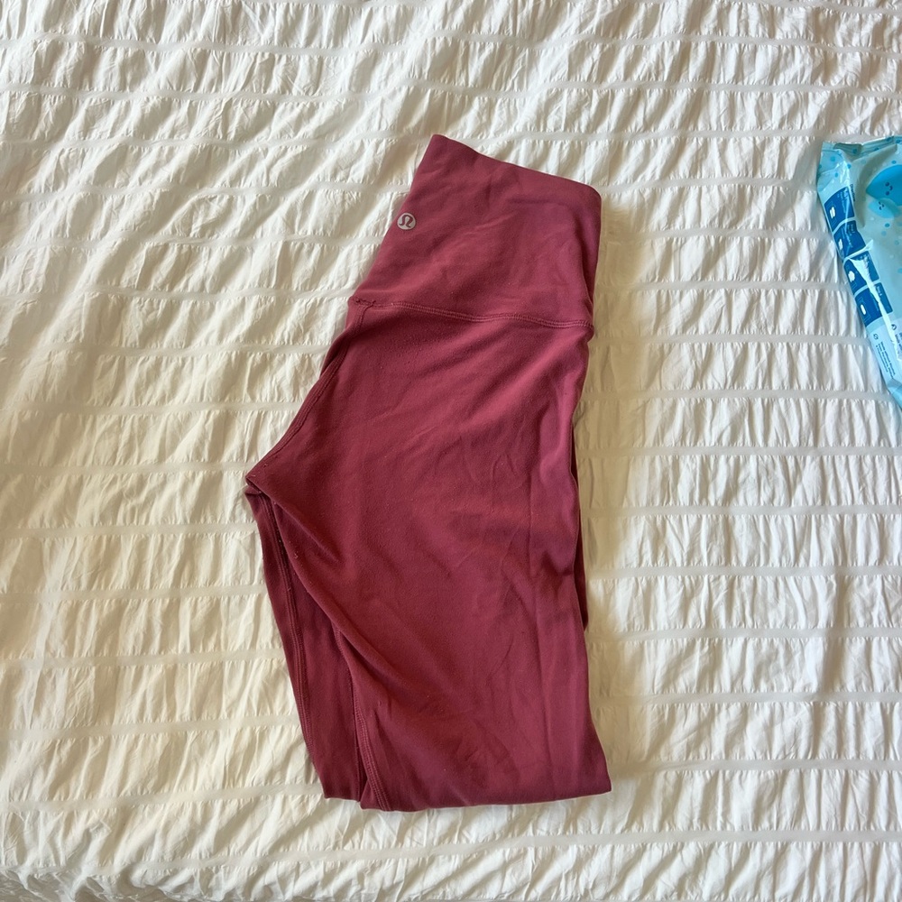 Pink Lululemon Align Leggings